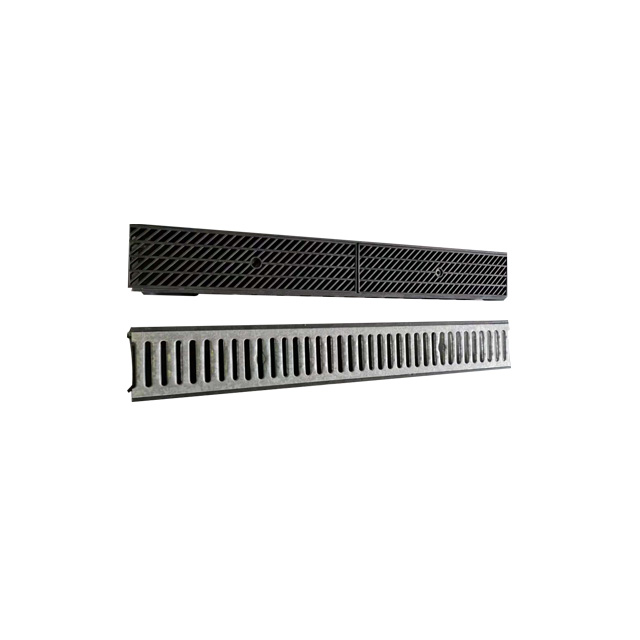 Polypropylene  channel with galvanzied steed grating 