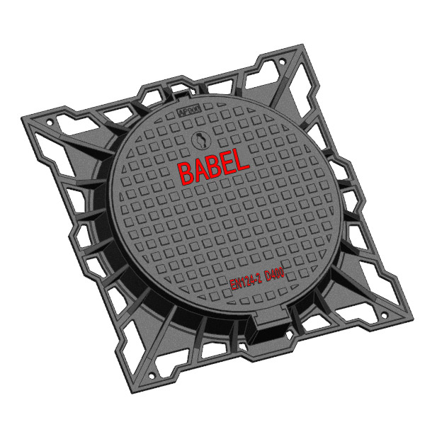 Manhole Covers Round With Square Frame